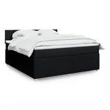 vidaXL Boxspringbett 180 x 200 cm Schwarz