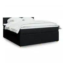vidaXL Boxspringbett 180 x 200 cm Schwarz