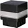 Floraworld Pfostenkappe 6,55 x 7,1 cm Schwarz