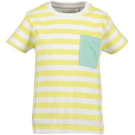 BLUE SEVEN - T-Shirt Fresh gestreift in weiß/gelb, Gr.110,