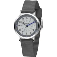 Jacques Farel Kinder-Armbanduhr Analog Quarz Textilband KOP 22