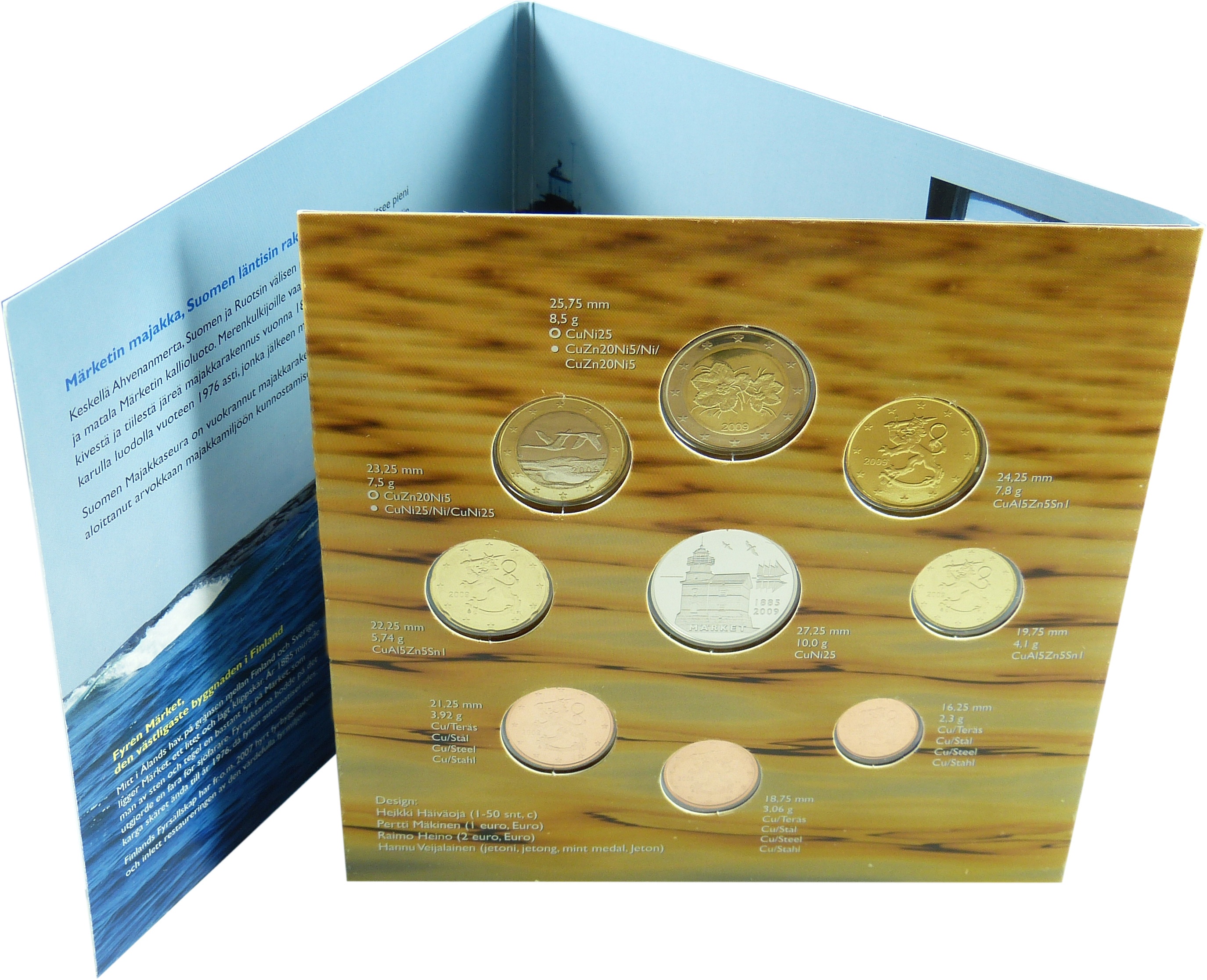 Kursmünzensatz Finnland 2009