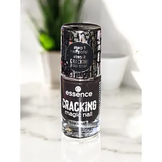 Essence Cracking Magic Nail Top Coat schwarz 8 ml