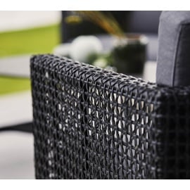 Cane-Line Loungesessel Connect - SG - Black / Graphite