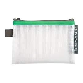 Exacompta 34120E 10er Pack Hülle EVA mit Reisverschluss aus flexiblem Kunststoff DIN A6 sortiert