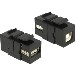 Delock Keystone module USB 2.0 A female > USB 2.0 B female