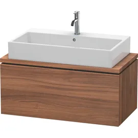 Duravit L-Cube 92x47,7cm, Nussb Nat, f Kons, 1 Auszug