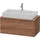 Duravit L-Cube 92x47,7cm, Nussb Nat, f Kons, 1 Auszug