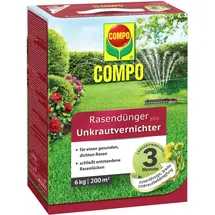 Compo Floranid Rasendünger plus Unkrautvernichter 6 kg