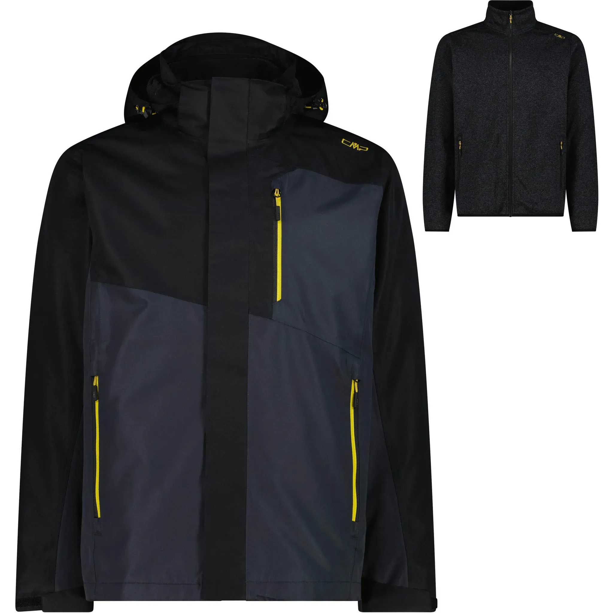 CMP Doppeljacke Herren in nero-antracite, Größe 46 - schwarz