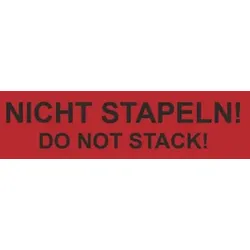 Paketband, "Nicht Stapeln!" - Rolle à 66 m - 50 mm