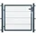 Arvotec Gartentor 120 x 80 cm Grau/Metall