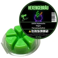 WonderWax Duftwachs WonderWax® Duftwachs Kreis 6 pcs Neon (Forbidden Pumpkin), Duftrichtung: Hexengebräu