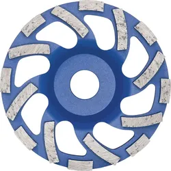 DIEWE Diamant Trockenschleifteller New Fan Cup Blau 125 x 22 x 22.23 mm