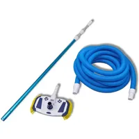 vidaXL Pool-Bodensauger blau 1,45 m