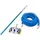 vidaXL Pool-Bodensauger blau 1,45 m