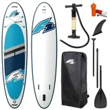 F2 Sector 10,5" SUP Board Set Stand Up Paddle Surf-Board Alu Paddel iSUP 320cm