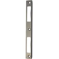 Alpertec Schließblech 36052060, für Haustür, 190 x 20 x 8 mm, U-Profil, aus Metall, DIN rechts/links