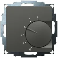 EBERLE 547890054302 UTE 2100-Anthrazit-55 Raumthermostat Unterputz Heizen 1 St.