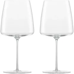 Zwiesel Glas - Simplify Weinglas, samtig & üppig, 740 ml (2er-Set)