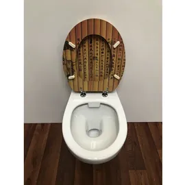 ADOB WC-Sitz mit Absenkautomatik Motiv Bambus