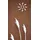 Dekoleidenschaft Gartenstecker Schilf 117 cm Braun