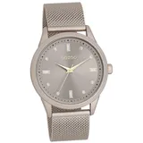 Oozoo Damen Armbanduhr Vintage Series Analog Metall taupe braun D2UOC11358 - Grau