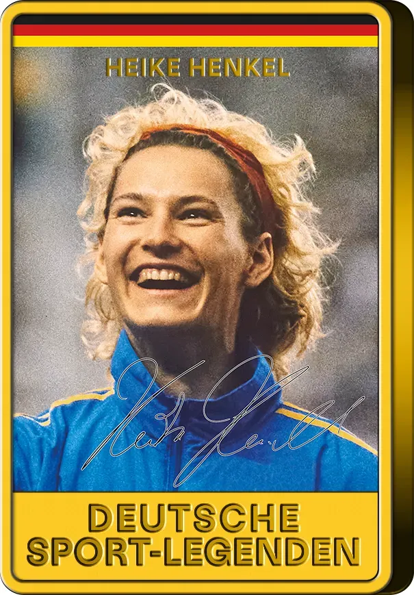 Barren-Prägung "Sport-Legende - Heike Henkel"