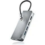 ngs Wonder Dock 8-8 in 1 USB-C-Hub, Multiport-Adapter (USB 3.0, USB-C mit PD-Aufladung, HDMI, SD/TF-Kartenleser und LAN - RJ45) Kompatibel mit USB-C-Geräten