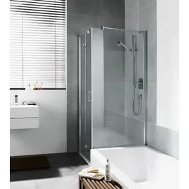 Kermi Diga Seitenwand verkürzt DITVD07016VPK 70x160cm, silber hochglanz, ESG klar Clean