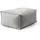 mokebo Pouf Der Ruhestifter Stoff 40 x 40 x 40 cm Lichtgrau