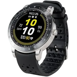 Asus VivoWatch 5 BT 40 mm Kunststoffgehäuse schwarz Lederarmband schwarz One Size