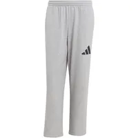 adidas Essentials Wide Leg 3 Bar Logo Joggers Medium Grey Heather / Black XL