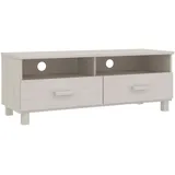 vidaXL TV-Schrank HAMAR Weiß 106x40x40 cm Massivholz Kiefer