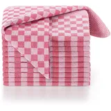 Blumtal Geschirrtuch, Rot, Textil, Kariert, Quadratisch, 50x70 cm, Oeko-Tex®, Kochen, Geschirrtücher - Schürzen, Geschirrtücher