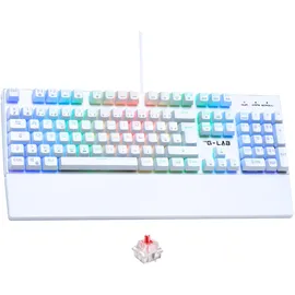 THE G-LAB Keyz Rubidium Red AZERTY