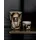 BAOBAB Stones Marble Duftkerze 24 cm schwarz