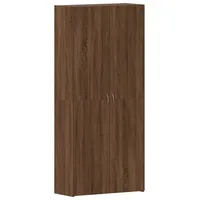 VidaXL Schuhschrank Braun Eiche 80x35,5x180 cm Holzwerkstoff