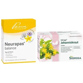 Sidroga Neurapas Balance Tabletten + Sidroga Johanniskraut Tee