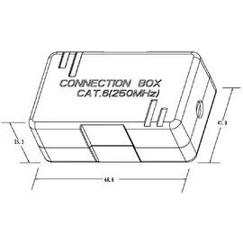EFB-Elektronik Verbindungsmodul Cat.6 250MHz mit LSA - Leisten