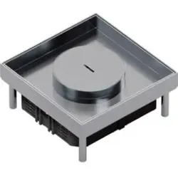 Hager EKQ060TM25 Edelstahlkassette Q06 TM Belags T=25mm