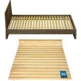 KOTARBAU® Lattenrost 100 x 200 cm Holzlatten für Bett Stabiler Rahmen Optimale Luftzirkulation Robuste Konstruktion Ideal für Matratze