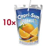 Capri-Sun 10er-Pack Erfrischungsgetränk mit Fruchtsaft »Orange« 200 ml orange