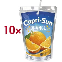 Capri-Sun 10er-Pack Erfrischungsgetränk mit Fruchtsaft »Orange« 200 ml orange