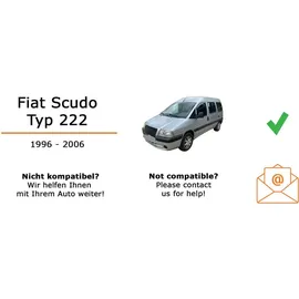 JUST SOUND best choice for caraudio Autoradio Einbaupaket JBL Celebrity 150 passend für Fiat Scudo Typ 222 | Bluetooth USB