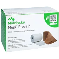 Mölnlycke Health Care GmbH Mepi Press 2 Komp.sys.10cm Knöchelumf.18-32cm
