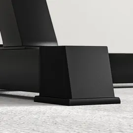 sportnow Bizeps / Trizeps Curl Maschine mit 5-stufigem verstellbarem Sitz Kunstleder Schwarz