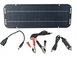 60 W Solarpanel 12 V Erhaltungsladegerät, Autobatterie-Wartungsgerät, IP65 wasserdicht, tragbares Solarpanel-Power-Backup-Kit für Wohnmobil, Boot, Auto