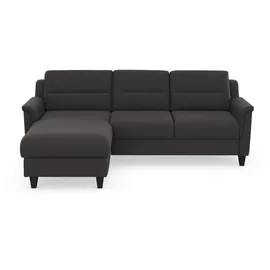 sit&more Ecksofa SIT & MORE "Farö L-Form", grau (fango), B:234cm H:90cm T:168cm, Sofas, Ecksofa, inklusive Federkern, wahlweise mit Bettfunktion und Bettkasten