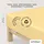 schlafgut Premium Baumwolle 180 x 200 - 200 x 220 cm yellow mid